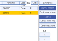 Illustrazione schermata pannello di controllo