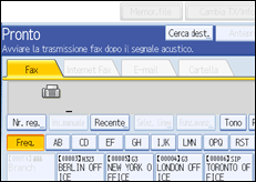 Illustrazione schermata pannello di controllo