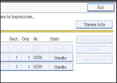 Illustrazione schermata pannello di controllo