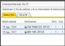 Illustrazione schermata pannello di controllo