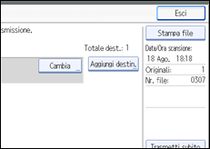 Illustrazione schermata pannello di controllo