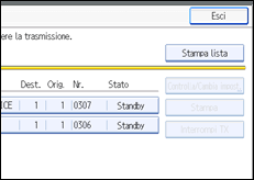 Illustrazione schermata pannello di controllo