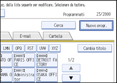 Illustrazione schermata pannello di controllo