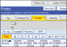 Illustrazione schermata pannello di controllo