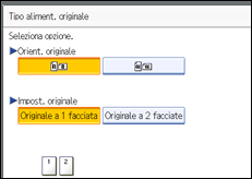 Illustrazione schermata pannello di controllo