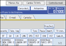 Illustrazione schermata pannello di controllo