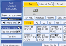Illustrazione schermata pannello di controllo