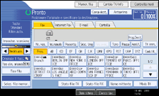 Illustrazione schermata pannello di controllo