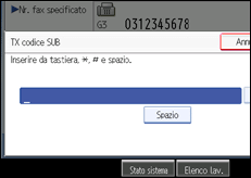Illustrazione schermata pannello di controllo