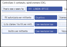 Illustrazione schermata pannello di controllo