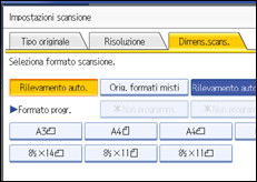 Illustrazione schermata pannello di controllo