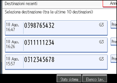 Illustrazione schermata pannello di controllo