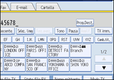 Illustrazione schermata pannello di controllo