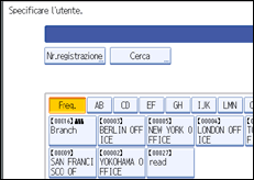 Illustrazione schermata pannello di controllo