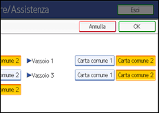 Illustrazione schermata pannello di controllo