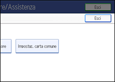 Illustrazione schermata pannello di controllo