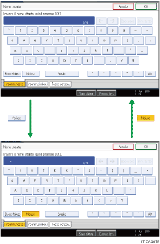 Descrizione dei tasti