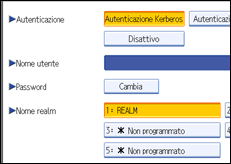 Illustrazione schermata pannello di controllo