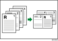 Illustrazione di 2 pagine per foglio