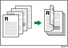 Illustrazione fronte-retro (apertura a sinistra)