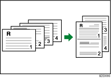 Illustrazione di 2 pagine per foglio