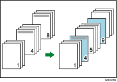 Illustrazione dei fogli divisori