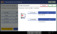 Illustrazione schermata pannello di controllo