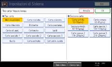 Illustrazione schermata pannello di controllo