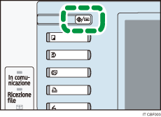 Illustrazione del tasto Strumenti utente/Contatore