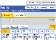 Illustrazione schermata pannello di controllo