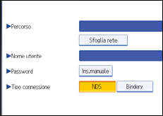 Illustrazione schermata pannello di controllo