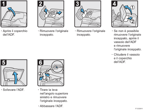 Illustrazione della procedura operativa.