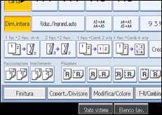 Illustrazione schermata pannello di controllo