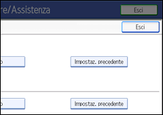 Illustrazione schermata pannello di controllo