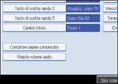 Illustrazione schermata pannello di controllo