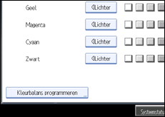 Schermafbeelding bedieningspaneel
