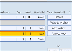 Schermafbeelding bedieningspaneel