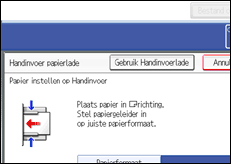 Schermafbeelding bedieningspaneel