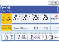 Schermafbeelding bedieningspaneel
