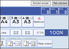 Schermafbeelding bedieningspaneel