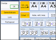 Schermafbeelding bedieningspaneel