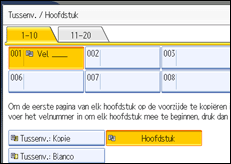 Schermafbeelding bedieningspaneel