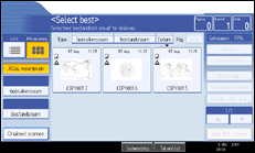 Schermafbeelding bedieningspaneel