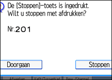 Schermafbeelding bedieningspaneel