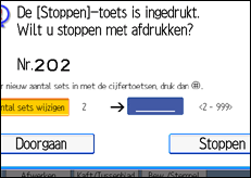 Schermafbeelding bedieningspaneel