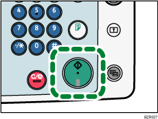 Illustratie van Start-knop