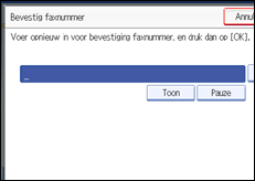 Schermafbeelding bedieningspaneel