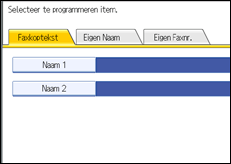Schermafbeelding bedieningspaneel