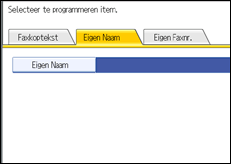 Schermafbeelding bedieningspaneel