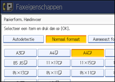 Schermafbeelding bedieningspaneel